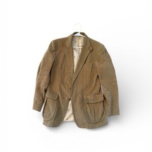 Kentfield Classic Vintage Corduroy Tan Sport Coat Blazer